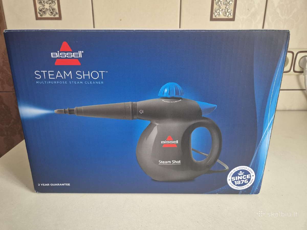Naujas garų valytuvas Bissell steamshot