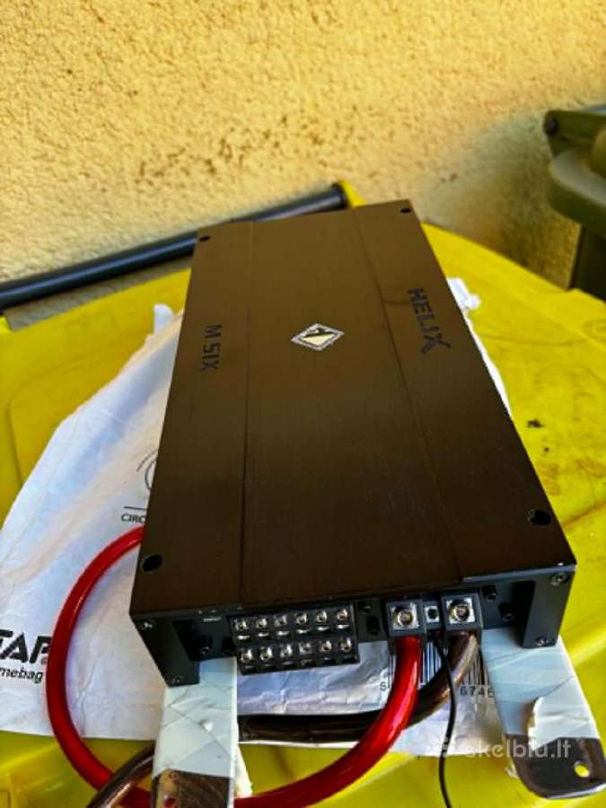 Automobiliniai stiprintuvai visokie helix m six200