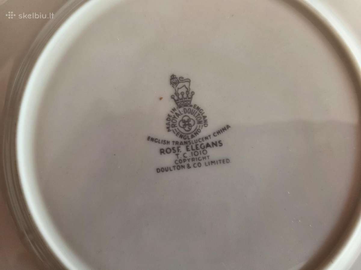 Vintage Royal Worcester lėkštutės - nuotraukos Nr. 10