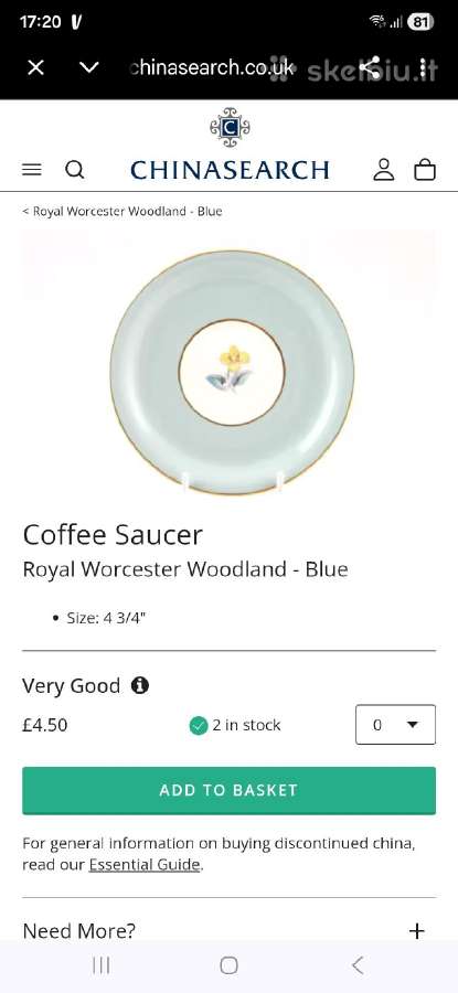 Vintage Royal Worcester lėkštutės - nuotraukos Nr. 14