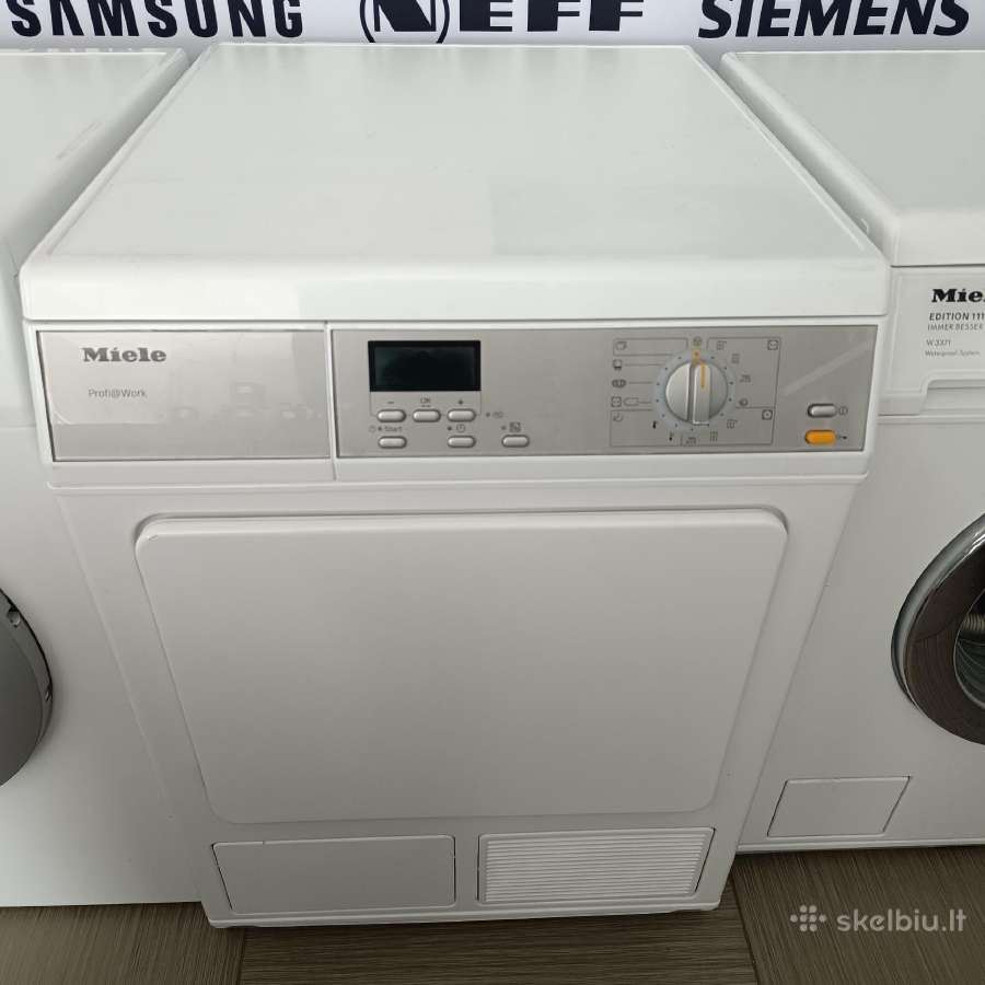 Džiovyklė Miele Professional Pt200c 6,5kg 24 mėn.