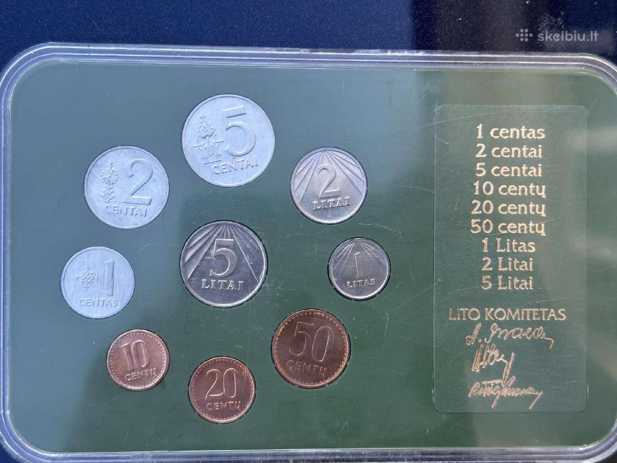 1991m litų rinkinys - nuotraukos Nr. 2