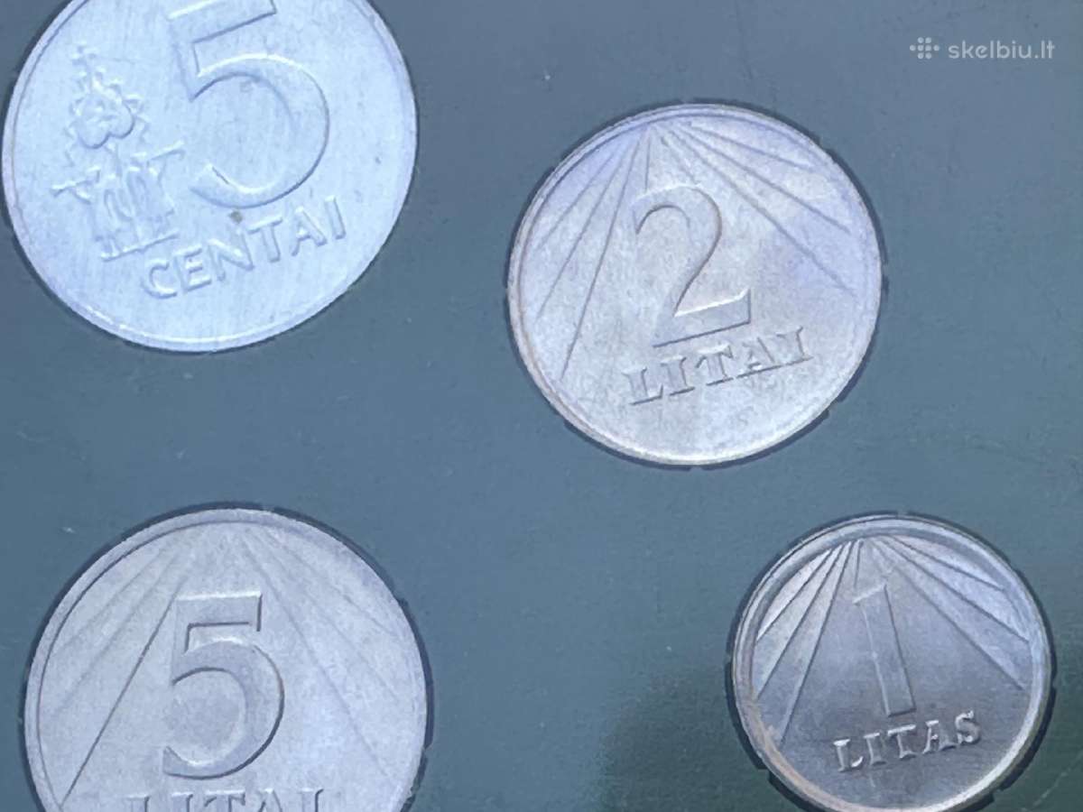 1991m litų rinkinys - nuotraukos Nr. 4
