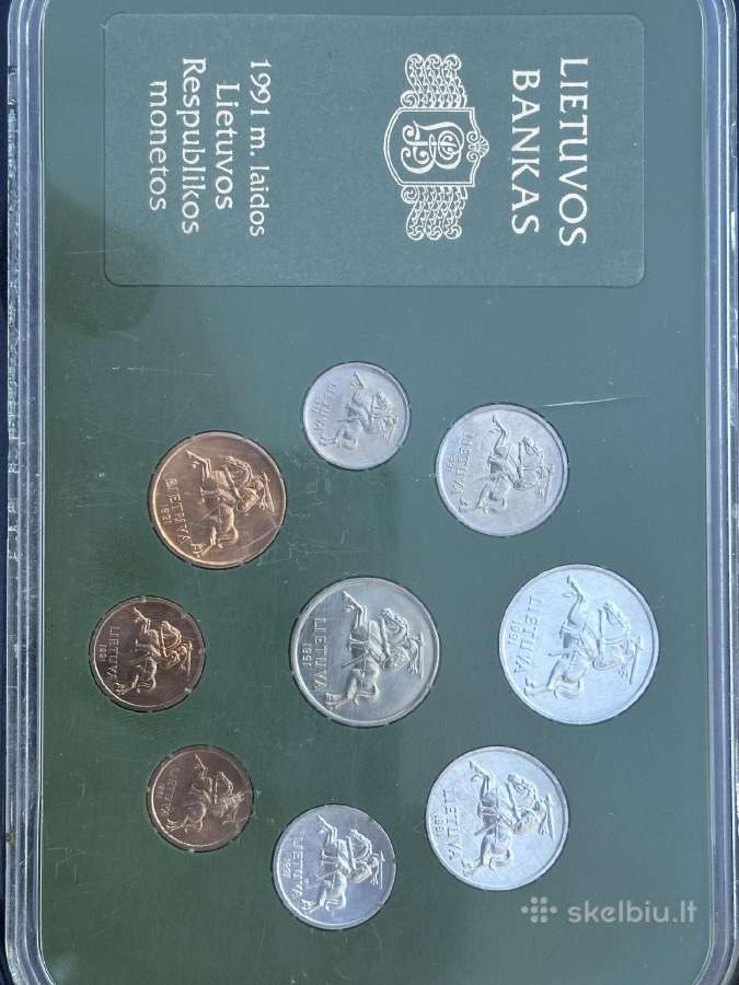 1991m litų rinkinys - nuotraukos Nr. 7