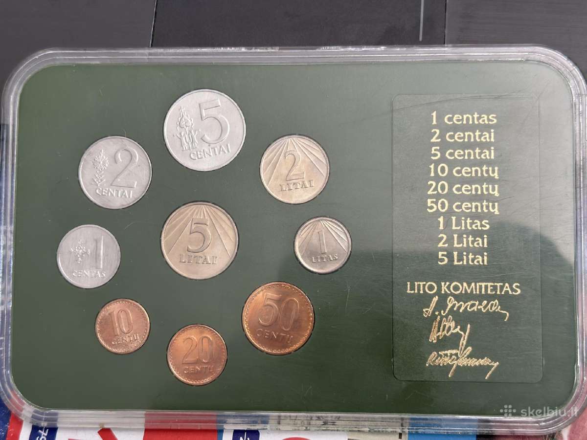 1991m litų rinkinys