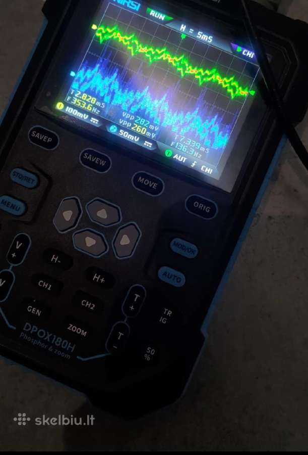 Fnrisi oscilografas 180 MHz 2x Fnirsi Dpox180h