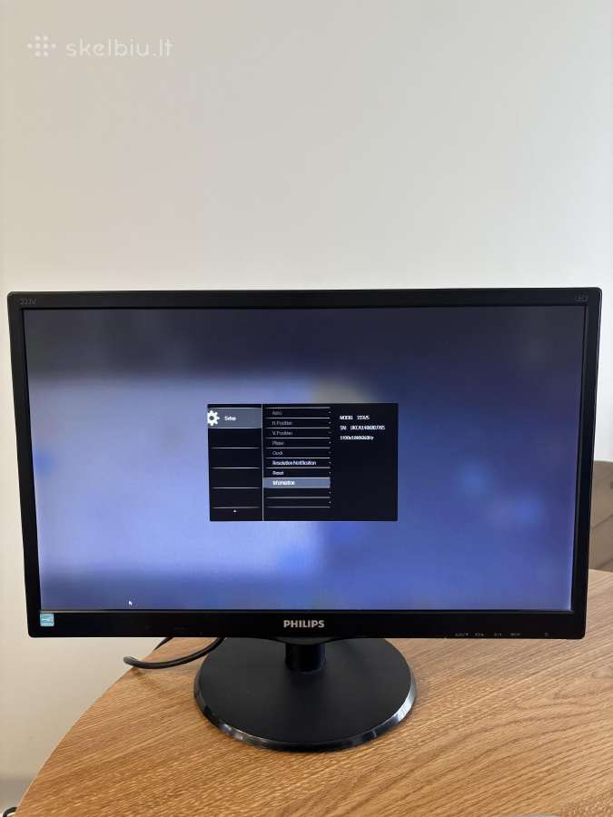 Philips 223v5l 21,5 monitorius - nuotraukos Nr. 3