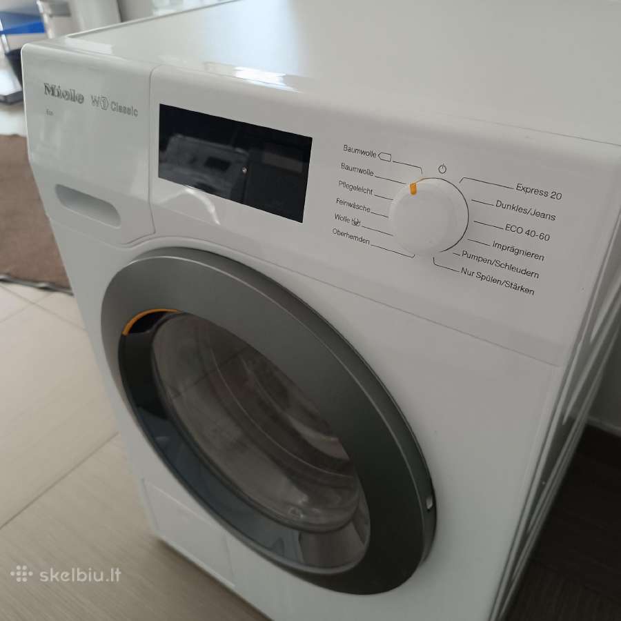 Skalbyklė Miele Wed135wcs W1 Excellence, 8kg. - nuotraukos Nr. 2