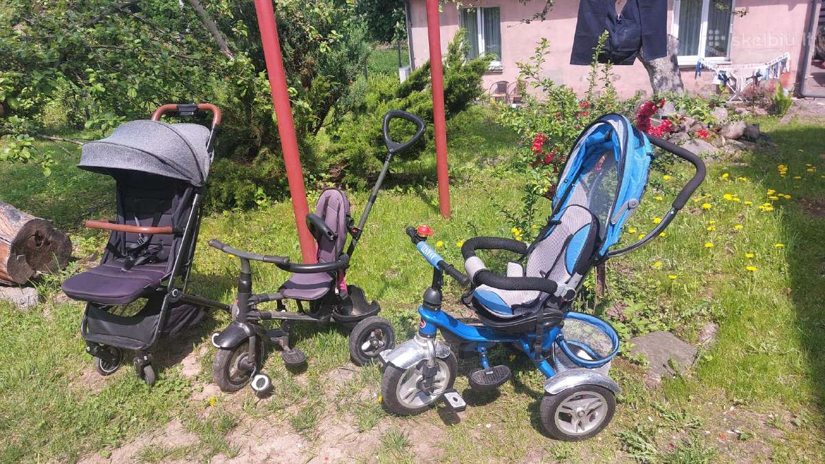 Sportinis vezimelis mazai naudotas irdu triratukai