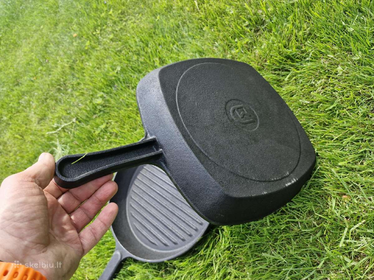 Grill keptuvės 28 cm su lieta rankena - nuotraukos Nr. 17
