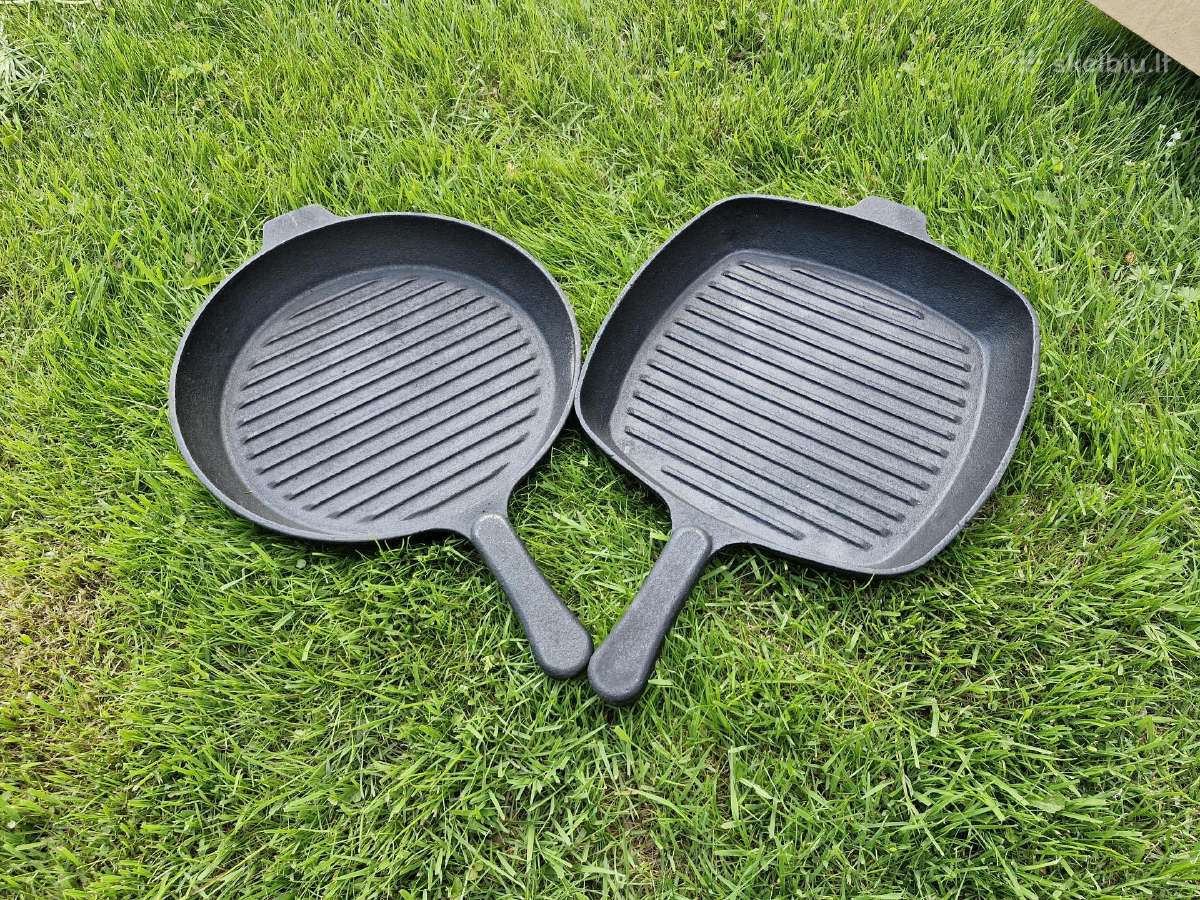 Grill keptuvės 28 cm su lieta rankena - nuotraukos Nr. 24