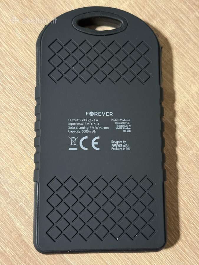 Naujas Forever Stb-200 Solar Travel Battery 5000 m - nuotraukos Nr. 3
