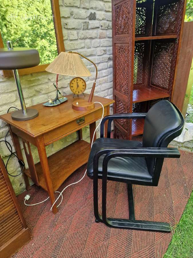 Vintažinis Art Nouveau konsolinis staliukas - nuotraukos Nr. 31