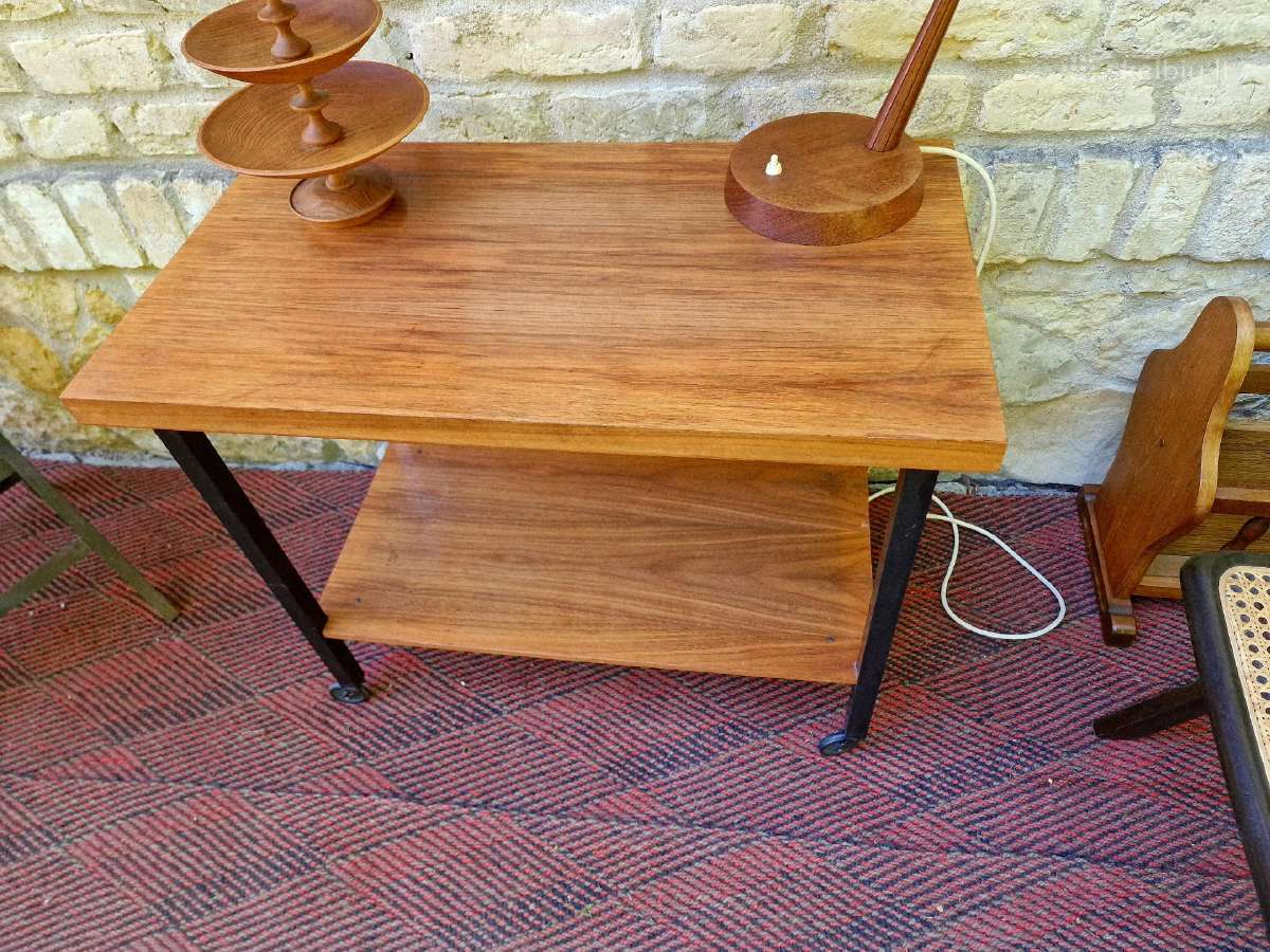 Vintažinis mid century konsolinis staliukas - nuotraukos Nr. 9