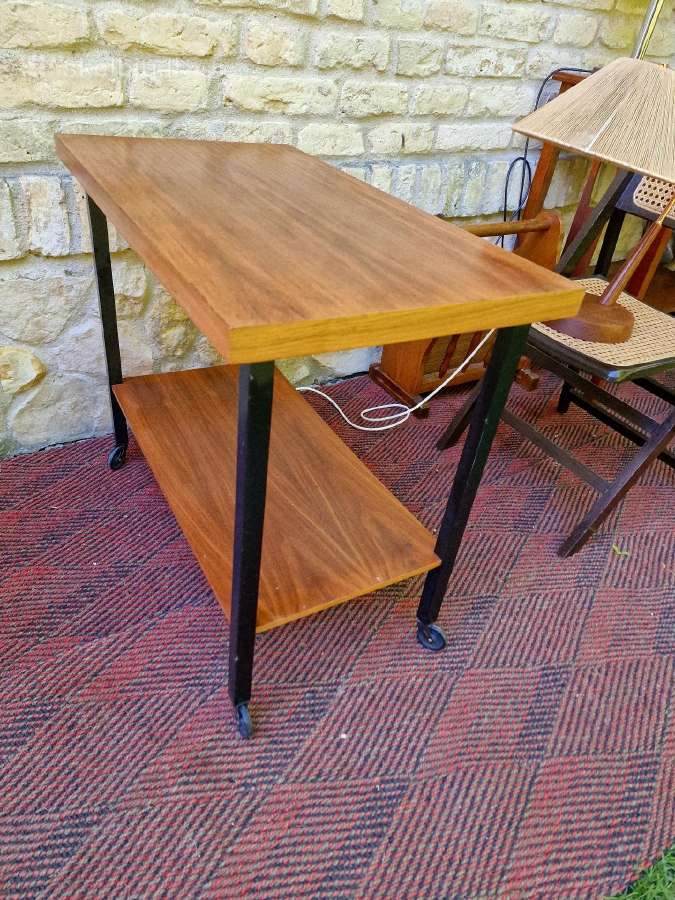Vintažinis mid century konsolinis staliukas - nuotraukos Nr. 11