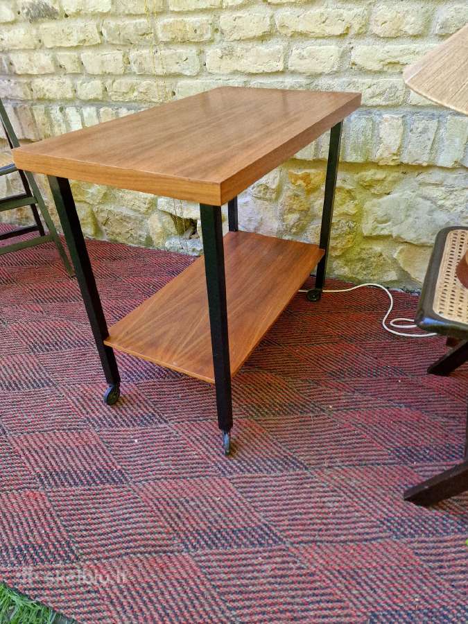 Vintažinis mid century konsolinis staliukas - nuotraukos Nr. 12
