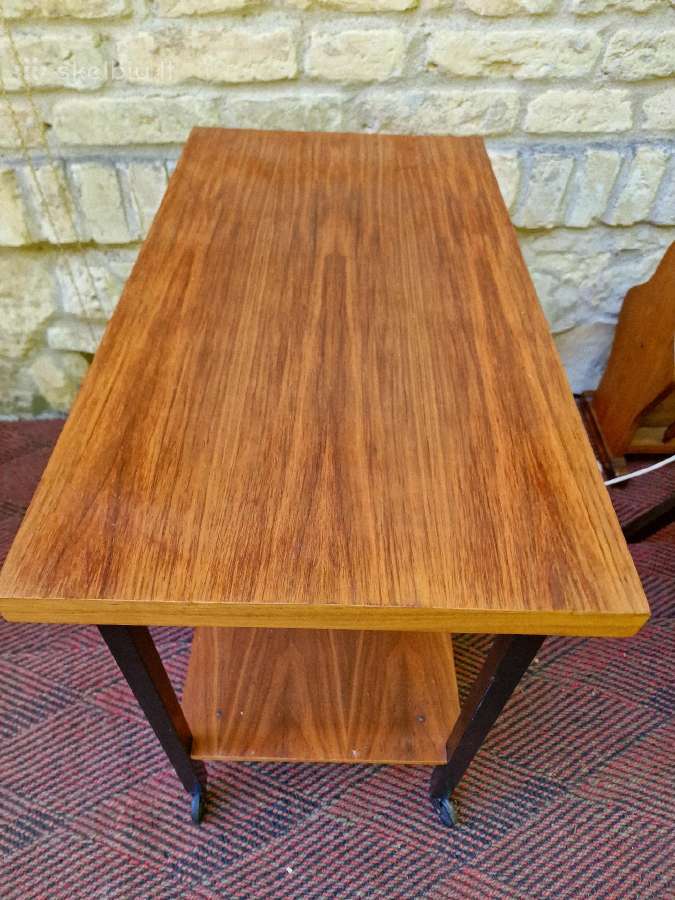 Vintažinis mid century konsolinis staliukas - nuotraukos Nr. 14