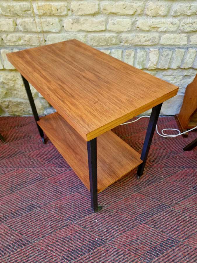 Vintažinis mid century konsolinis staliukas - nuotraukos Nr. 15