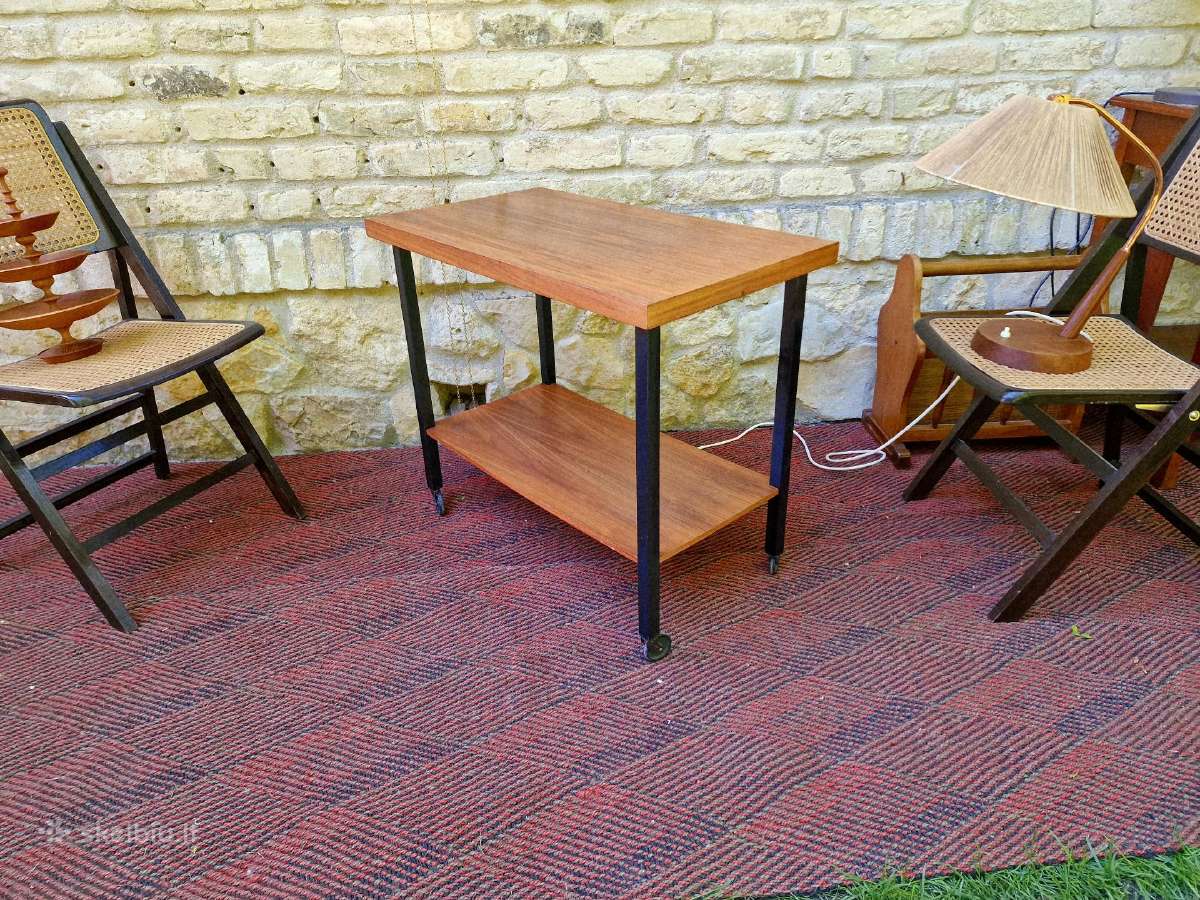 Vintažinis mid century konsolinis staliukas - nuotraukos Nr. 16
