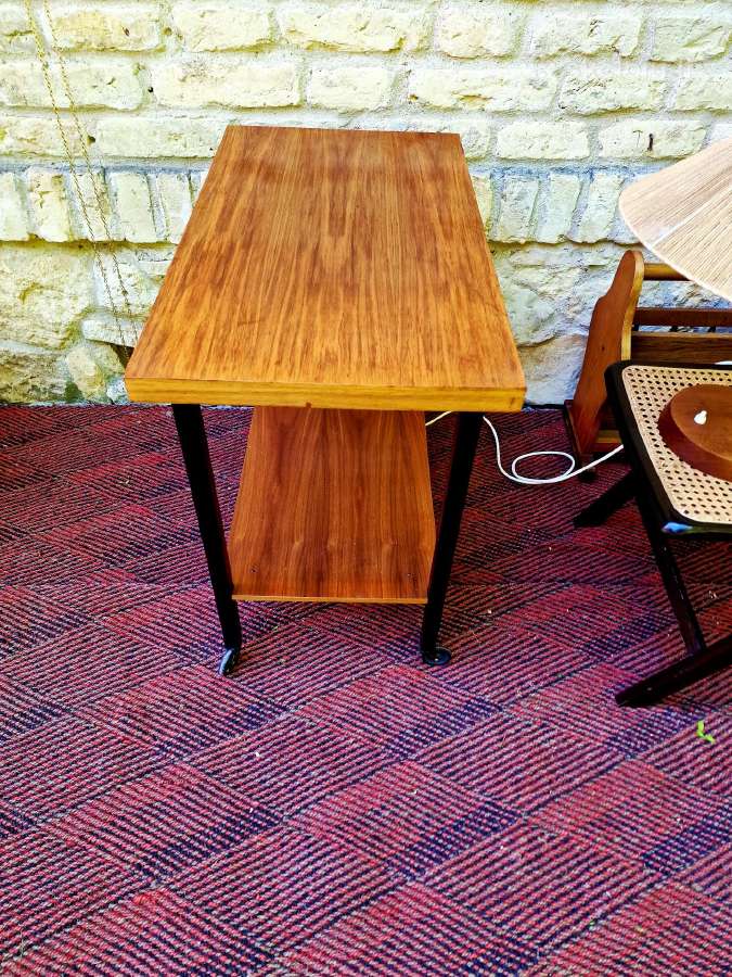 Vintažinis mid century konsolinis staliukas - nuotraukos Nr. 20