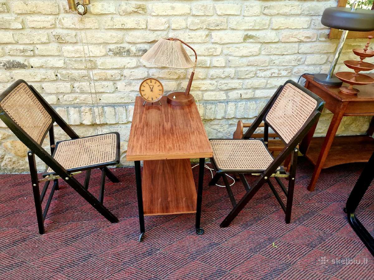 Vintažinis mid century konsolinis staliukas - nuotraukos Nr. 23