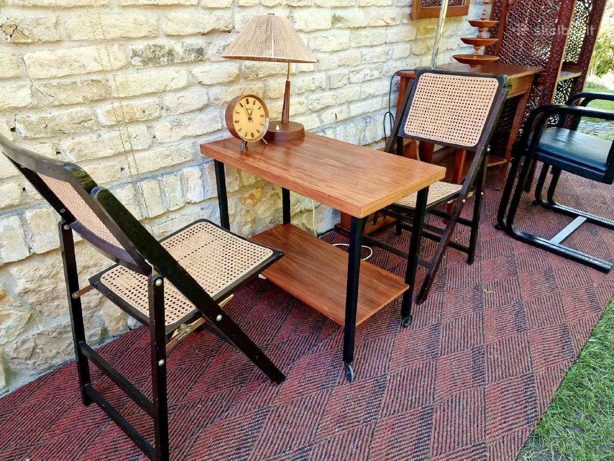 Vintažinis mid century konsolinis staliukas - nuotraukos Nr. 24