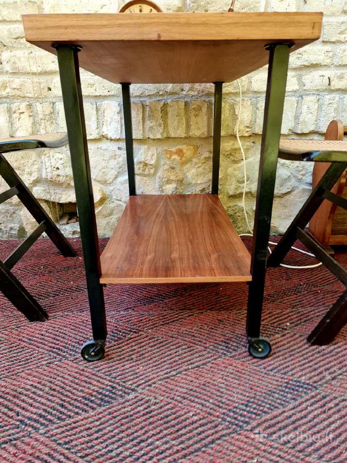 Vintažinis mid century konsolinis staliukas - nuotraukos Nr. 25
