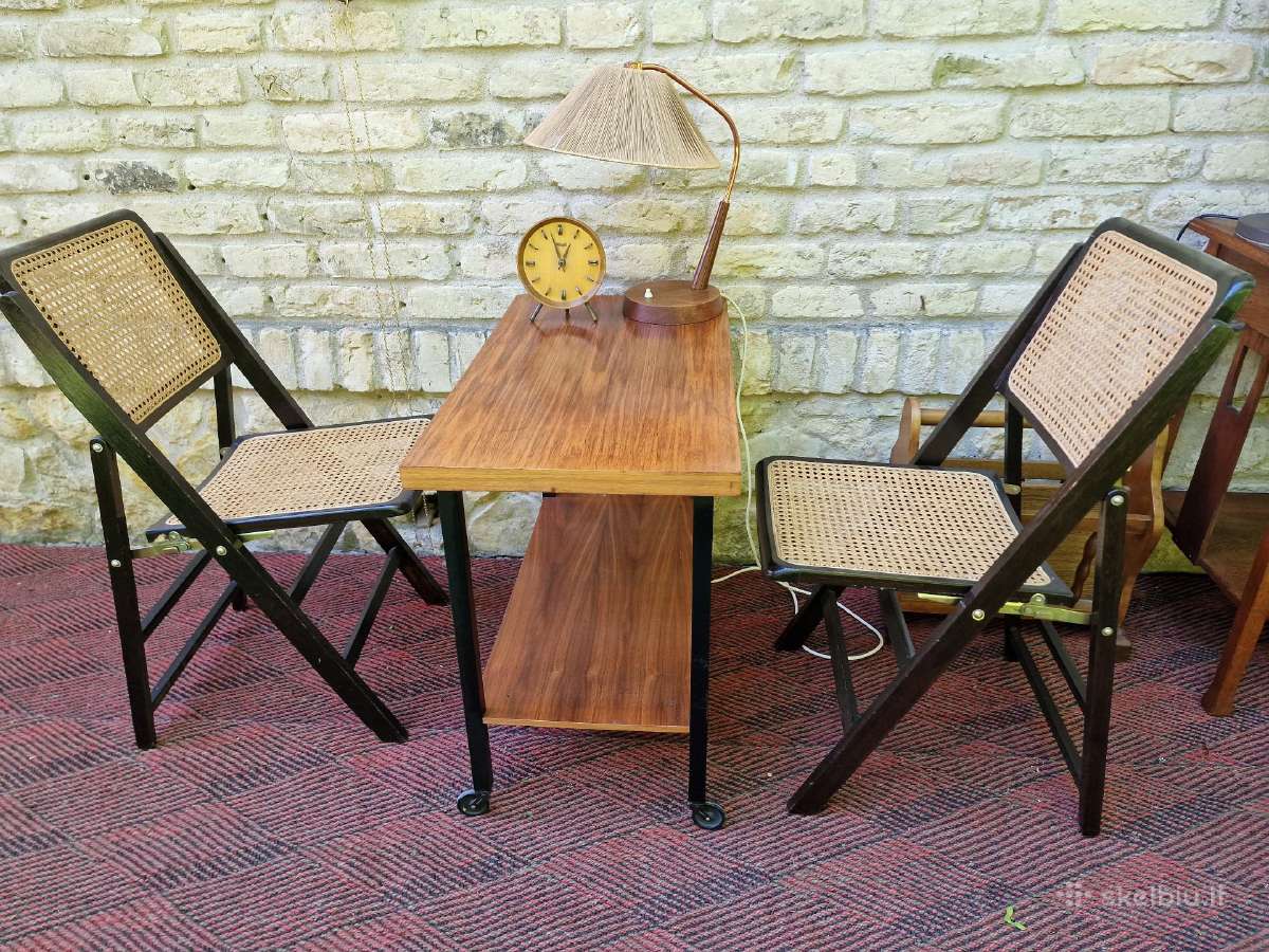 Vintažinis mid century konsolinis staliukas - nuotraukos Nr. 27