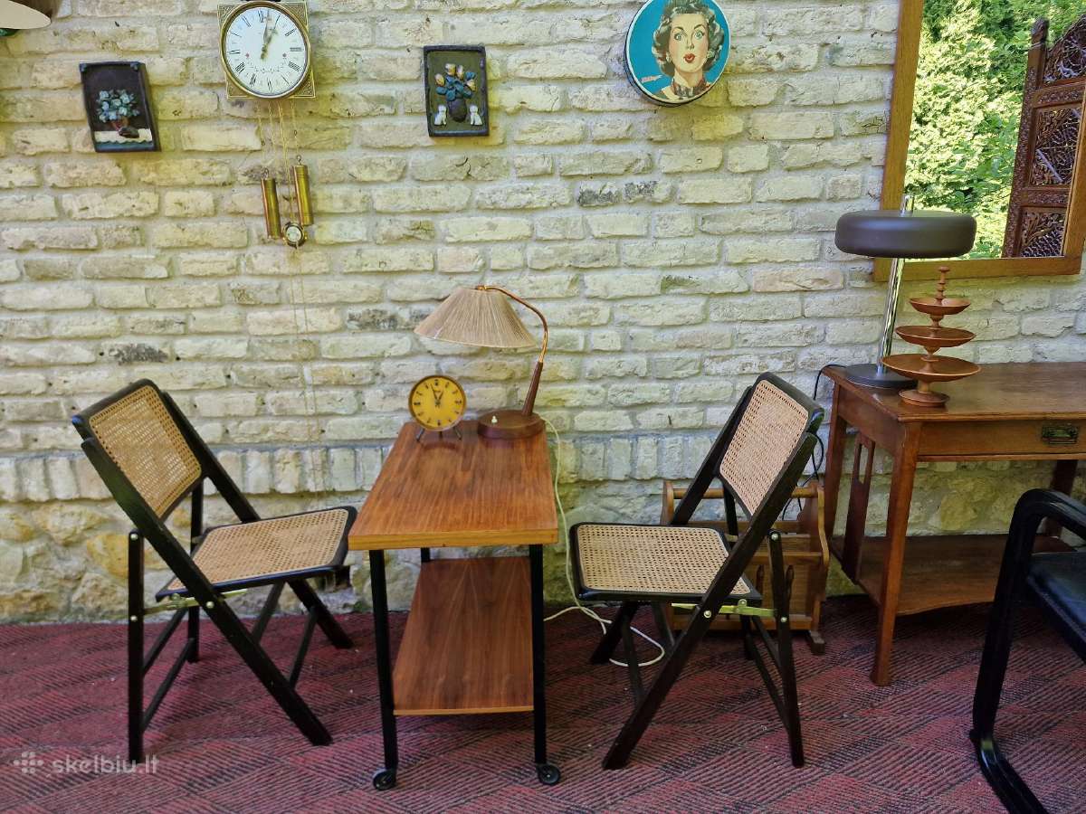 Vintažinis mid century konsolinis staliukas - nuotraukos Nr. 28
