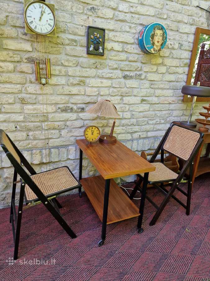 Vintažinis mid century konsolinis staliukas - nuotraukos Nr. 29