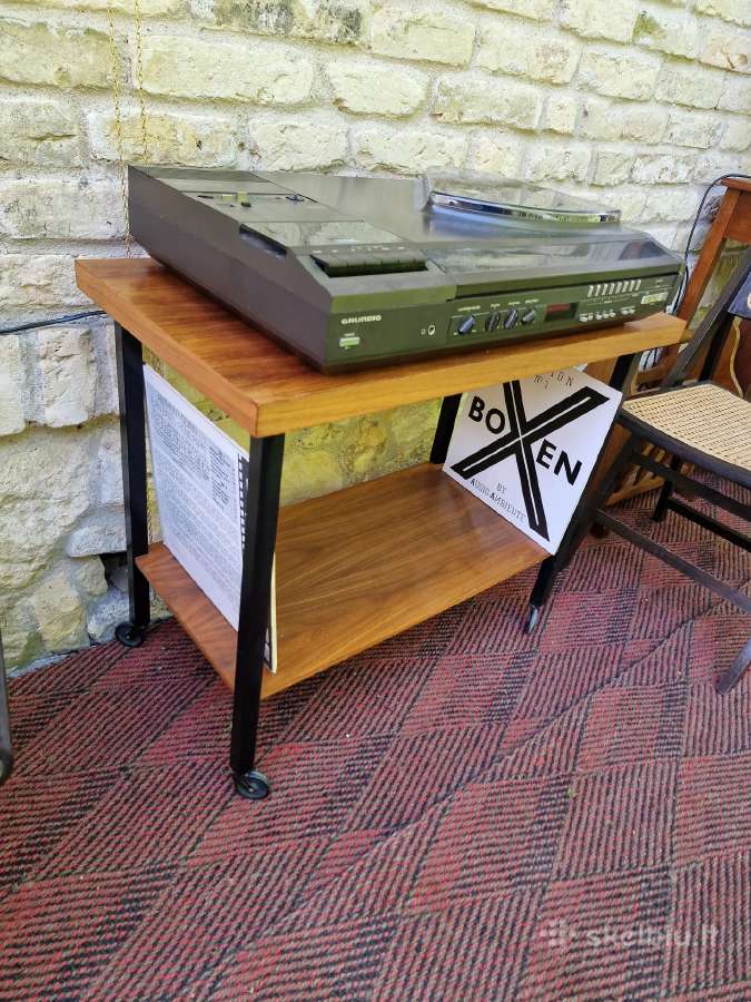 Vintažinis mid century konsolinis staliukas - nuotraukos Nr. 31