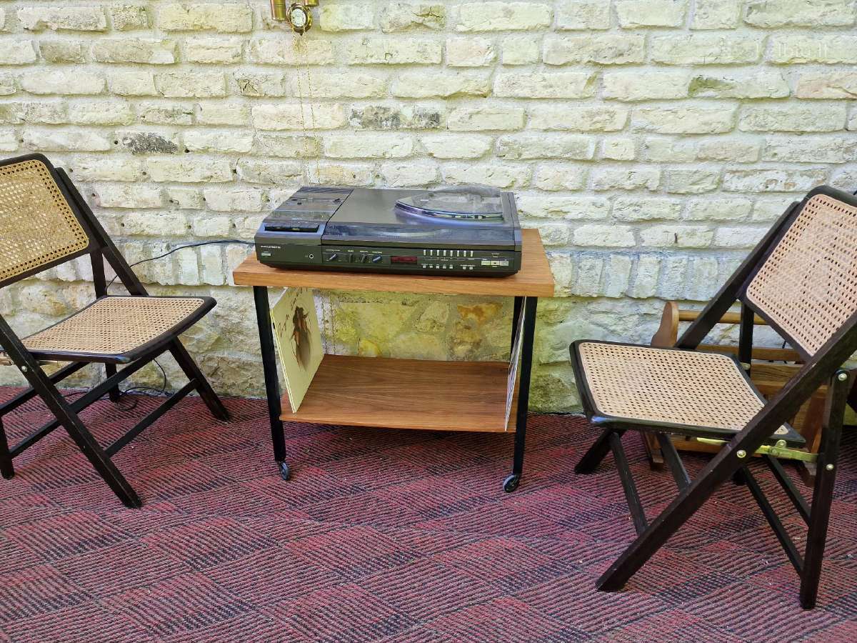 Vintažinis mid century konsolinis staliukas - nuotraukos Nr. 33