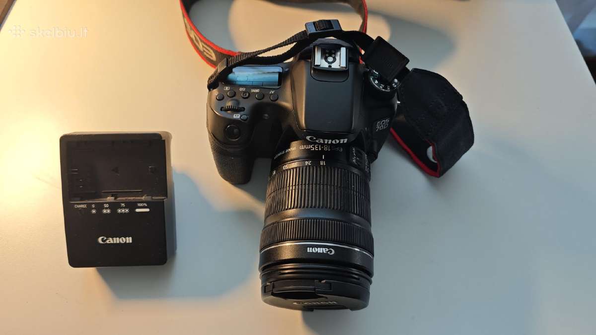 Canon EOS 70d Dslr fotoaparatas + Ef-s 18-135mm - nuotraukos Nr. 2