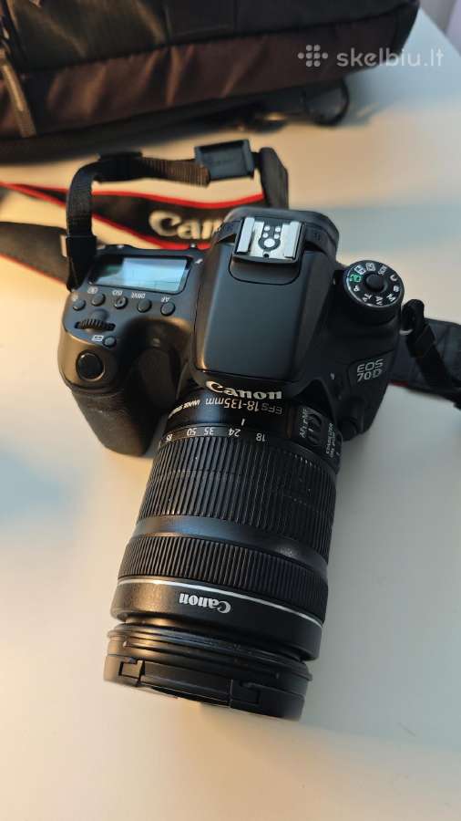 Canon EOS 70d Dslr fotoaparatas + Ef-s 18-135mm - nuotraukos Nr. 6