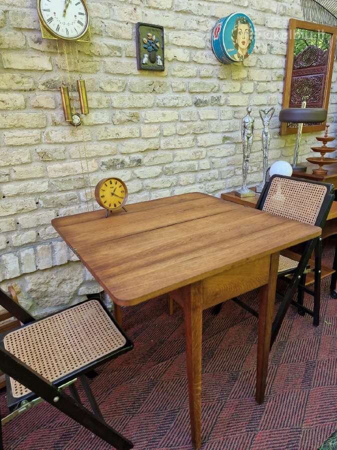 Vintažinė ąžuolinė konsolė-stalas - nuotraukos Nr. 23