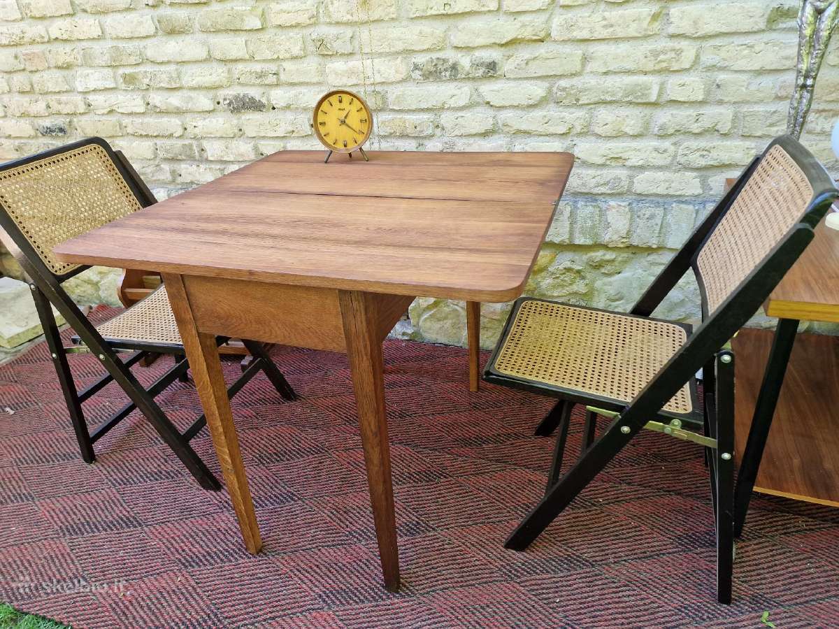 Vintažinė ąžuolinė konsolė-stalas - nuotraukos Nr. 24