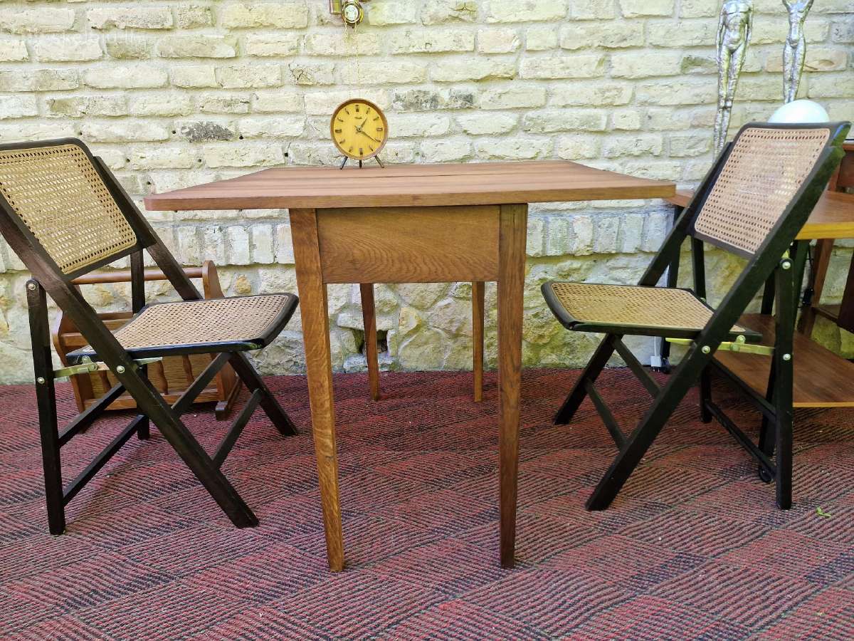 Vintažinė ąžuolinė konsolė-stalas - nuotraukos Nr. 26