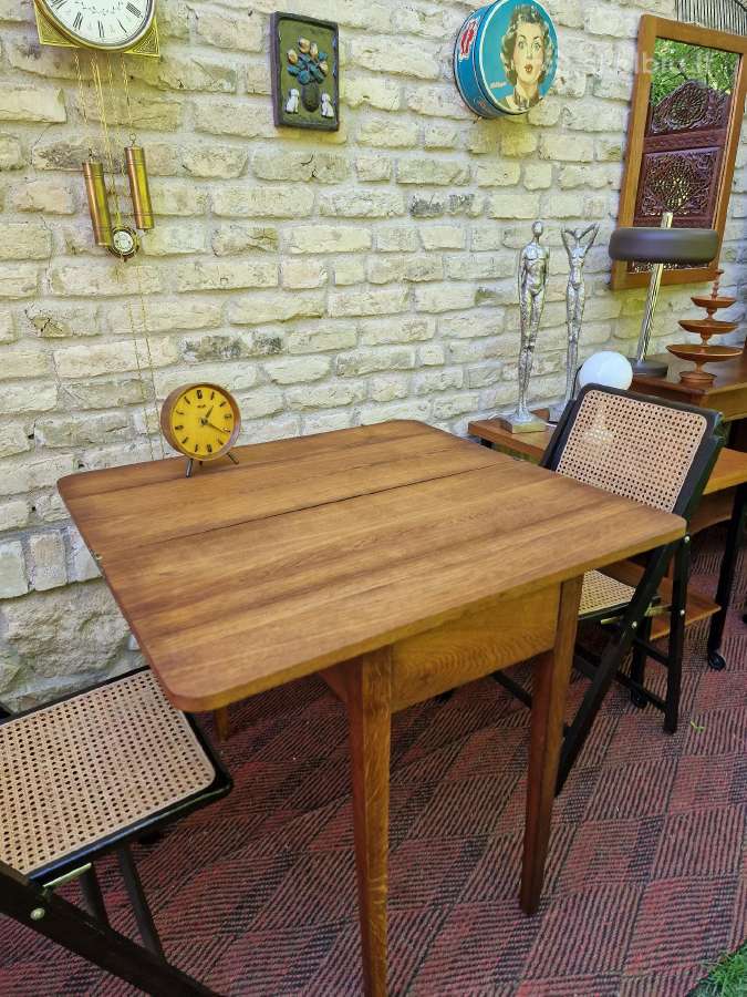 Vintažinė ąžuolinė konsolė-stalas - nuotraukos Nr. 28