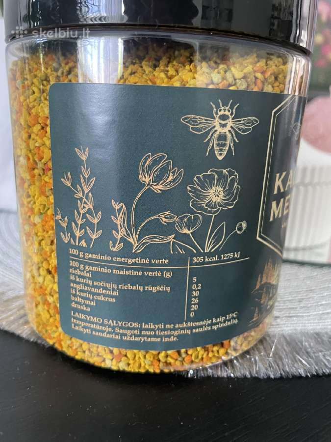 Bičių Žiedadulkės 500g 2026m. - nuotraukos Nr. 3