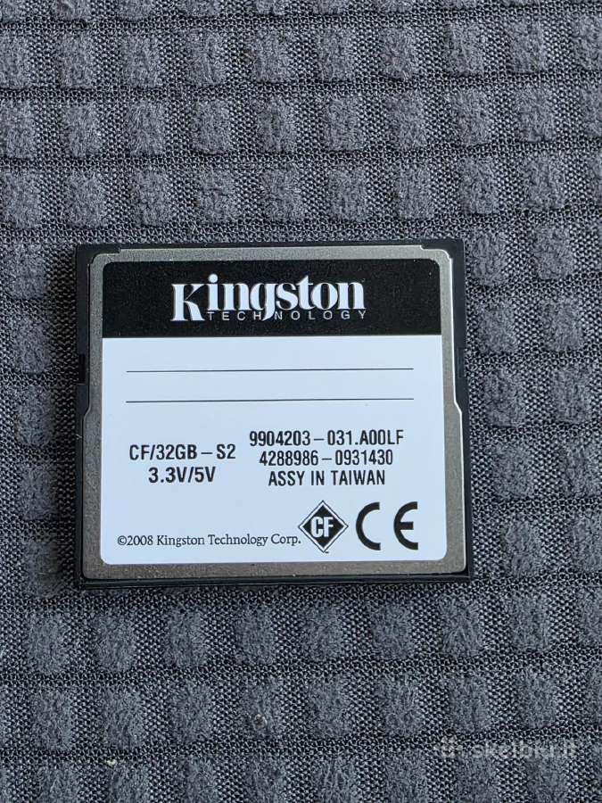 Compact flash Kingston 32gb - nuotraukos Nr. 2