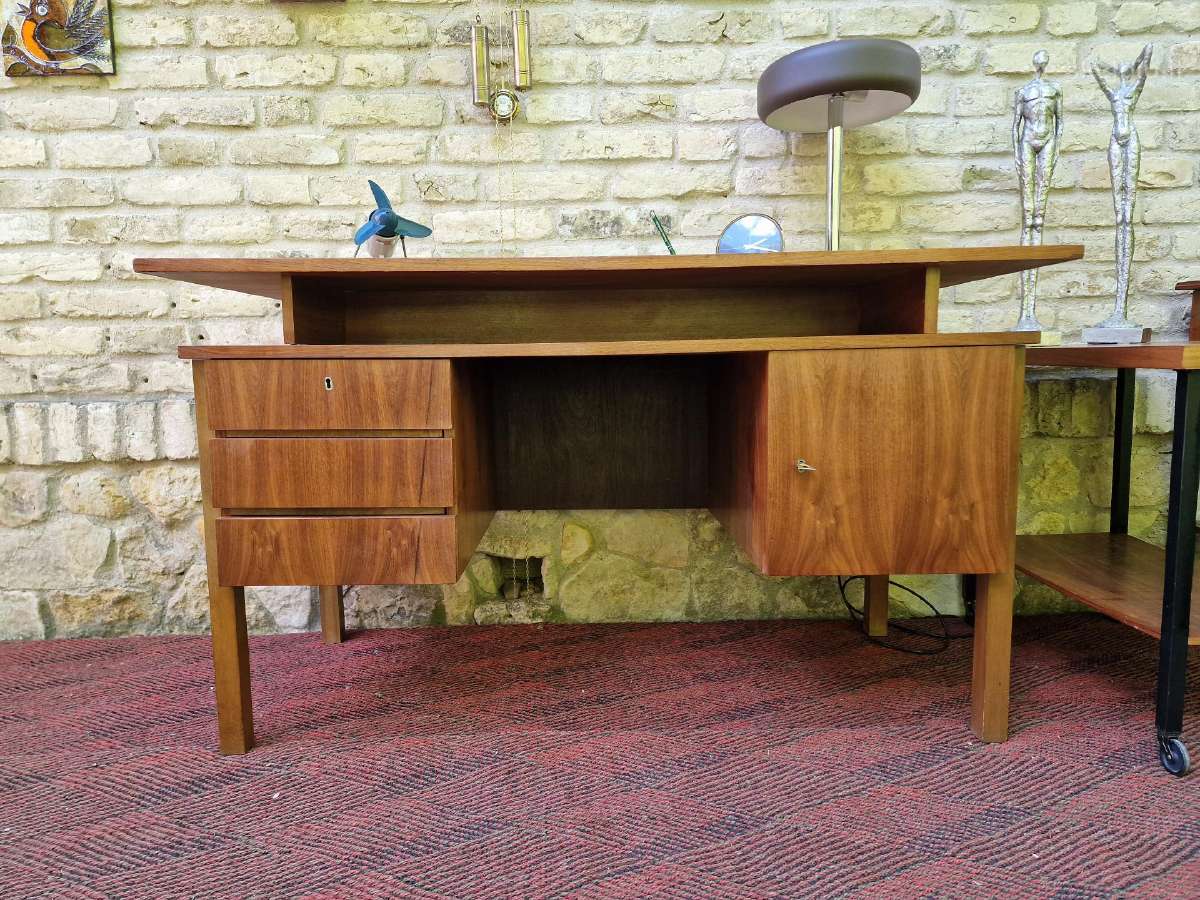 Vintažinis mid century rašomasis stalas
