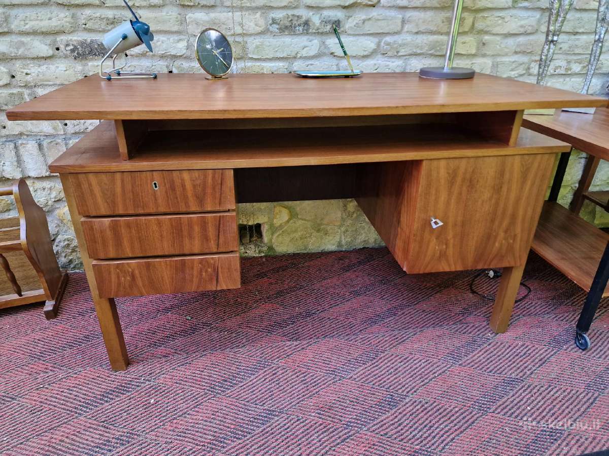 Vintažinis mid century rašomasis stalas - nuotraukos Nr. 30