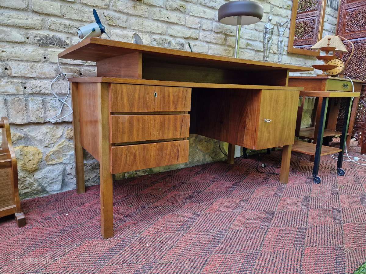 Vintažinis mid century rašomasis stalas - nuotraukos Nr. 31