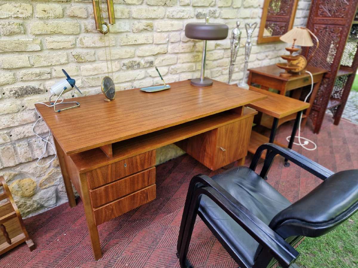 Vintažinis mid century rašomasis stalas - nuotraukos Nr. 35