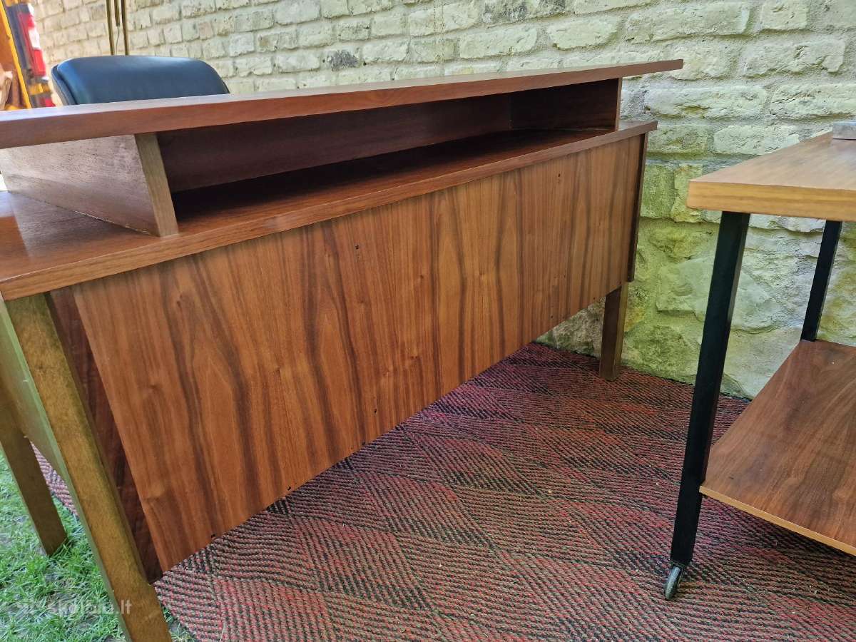 Vintažinis mid century rašomasis stalas - nuotraukos Nr. 36