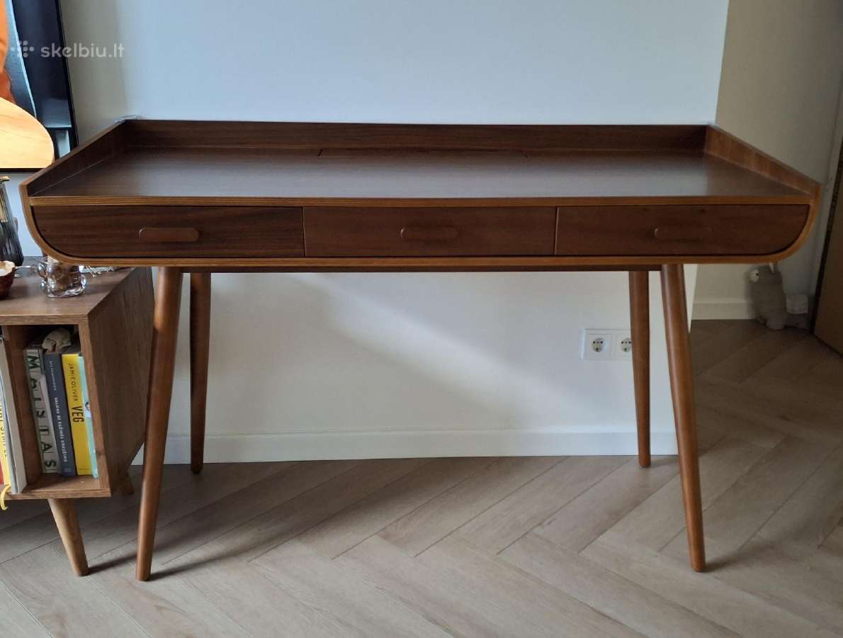 Mid Century stiliaus stalas ir kėdė - nuotraukos Nr. 3