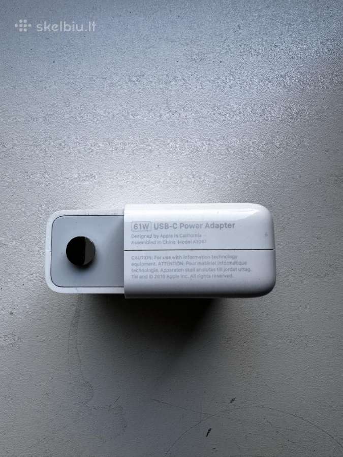 Apple pakrovėjas / 61 W Usb-c Power adapter