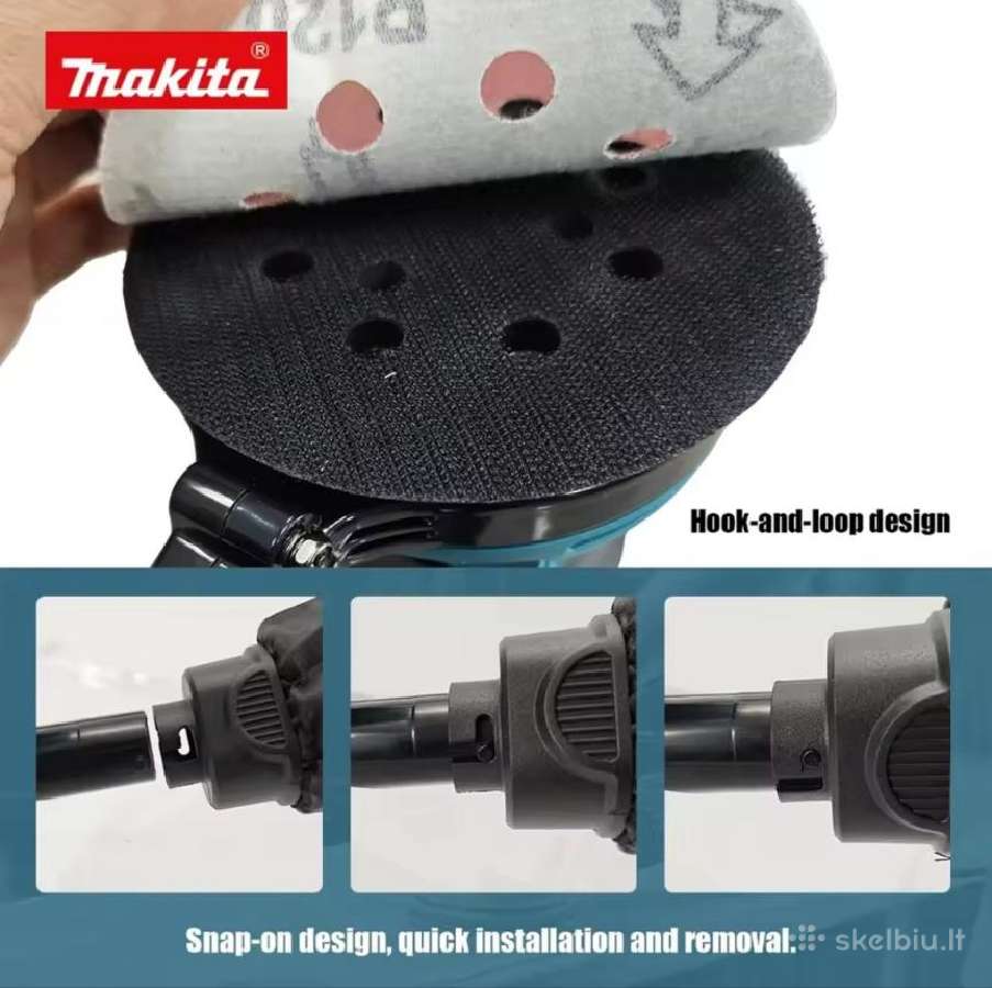 Makita Dbo180z +2x 6av + greitas pakrovėjas - nuotraukos Nr. 8