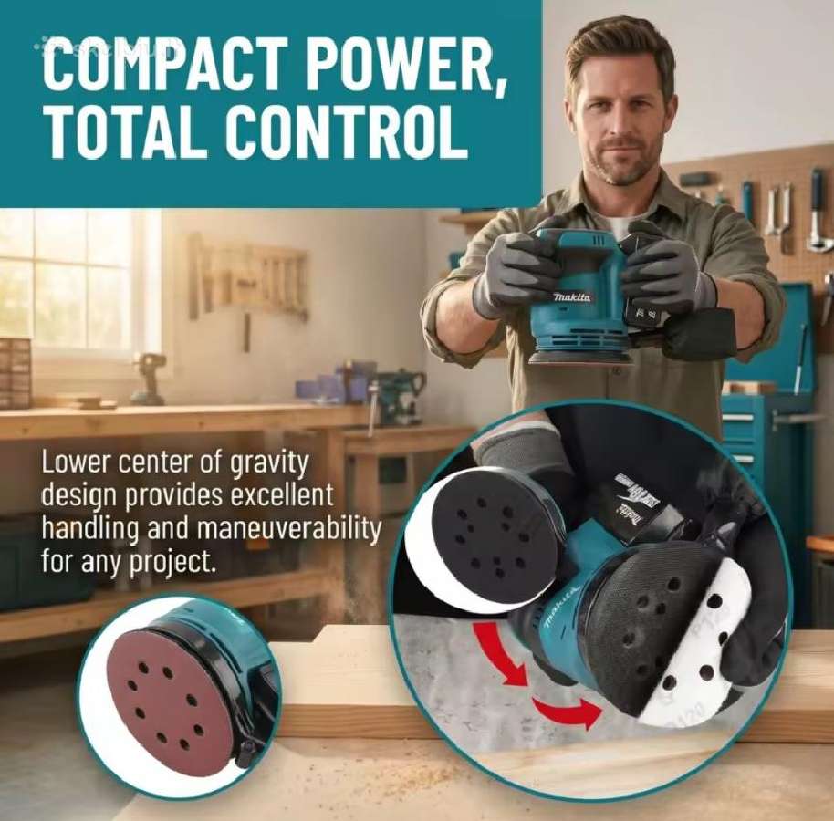 Makita Dbo180z +2x 6av + greitas pakrovėjas - nuotraukos Nr. 16