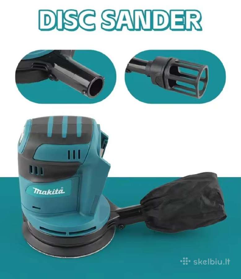 Makita Dbo180z +2x 6av + greitas pakrovėjas - nuotraukos Nr. 19